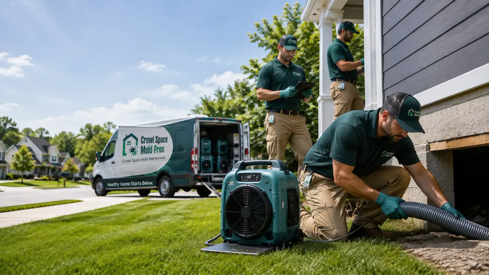 Crawl Space Mold Removal in Akron, AL